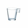Piece Coffee Cup Set Arcoroc ARC C1360 Transparent Glass 80 ml (12 Units)
