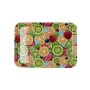 Breakfast tray Quid Habitat Multicolour Plastic 28 x 20 x 1,5 cm With handles Fruits (12 Units)