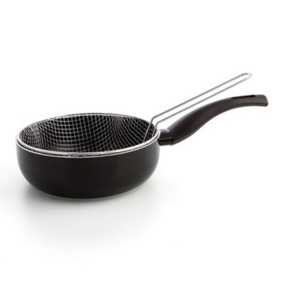 Poêle à frire avec panier Quid Hydra Noir Métal Bakélite