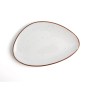 Flat plate Ariane Terra Ceramic Beige Ø 21 cm (12 Units)