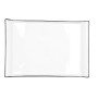 Snack tray Quid Gastro White Ceramic 36 x 25 cm (6 Units)