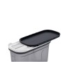 Food Preservation Container Quid City Grey 1,2 L With lid Dispenser (12 Units)