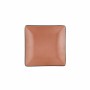 Flat Plate Bidasoa Gio Brown Plastic 18 x 18 cm (12 Units)