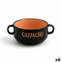 Snack Bowl Quid Rustik Ceramic 16 x 12 x 7 cm (6 Units)