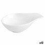 Tasting Set Quid Chef White Ceramic 11 x 8 cm (12 Units)