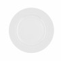 Flat plate Bidasoa Glacial Ceramic White (25 cm) (Pack 6x)