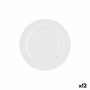 Assiette à dessert Bidasoa Glacial Ala Ancha Céramique Blanc 19 cm (12 Unités) (Pack 12x)