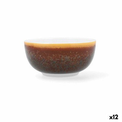 Bol pour Apéritifs Ariane Decor Marron Céramique 12 cm (12 Unités)