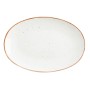 Plat à Gratin Ariane Terra Oblongue Céramique Beige (Ø 26 cm) (12 Unités)
