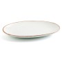 Serving Platter Ariane Terra Oval Ceramic Beige (Ø 26 cm) (12 Units)