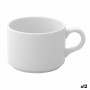 Tea and coffee cup Ariane Prime White 230 ml (12 Units)