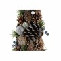 Sapin de Noël DKD Home Decor Blanc Argenté Naturel PVC Ananas Enneigé 19 x 19 x 38 cm