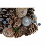 Sapin de Noël DKD Home Decor Blanc Argenté Naturel PVC Ananas Enneigé 19 x 19 x 38 cm