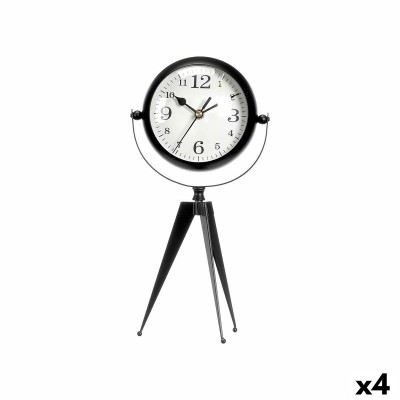 Table clock Gift Decor 898 Black Tripod (4 Units)