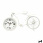 Table clock Gift Decor 920 White Bicycle (4 Units)