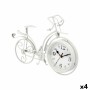 Table clock Gift Decor 916 White Bicycle (4 Units)