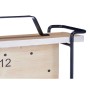 Table clock Gift Decor 22STC328-1 Black Wood (6 Units)