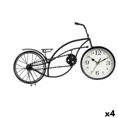 Table clock Gift Decor 915 Black Bicycle (4 Units)