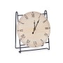 Table clock Gift Decor 22STC316-2 Black Wood (6 Units)