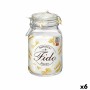 Glass Jar Bormioli Rocco Fido Transparent (6 Units)