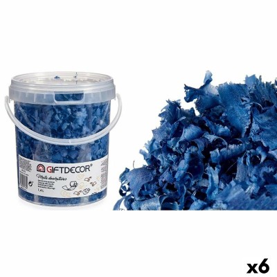 Copeaux décoratifs Gift Decor VIRUTA-AZUL OSC Bleu foncé 1,4 L (6 Unités)