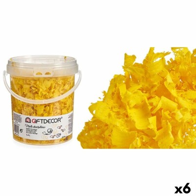 Copeaux décoratifs Gift Decor VIRUTA-AMARILLO Jaune 1,4 L (6 Unités)