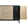 Sideboard DKD Home Decor Black Wood 120 x 40 x 90 cm