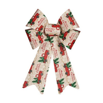 Lien Krist+ Rouge Beige Voitures 15 x 25 cm Décorations de Noël