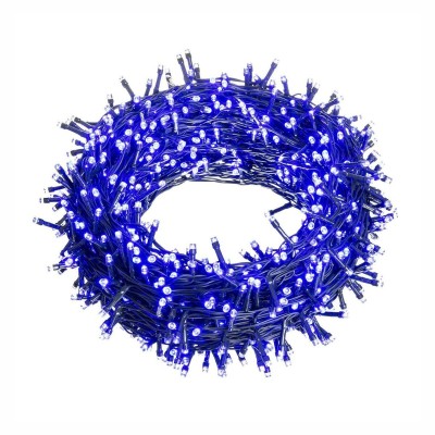 Guirlande lumineuse LED 6 W Bleu Blanc 25 m 24 X 14,5 X 12 CM