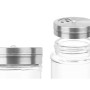 Spice Rack Vivalto LH1103 5 x 8,5 x 5 cm Transparent Silver (12 Units)