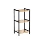 Bathroom Shelves Berilo WR5503-3-464 Black Natural 35 x 30 x 70 cm
