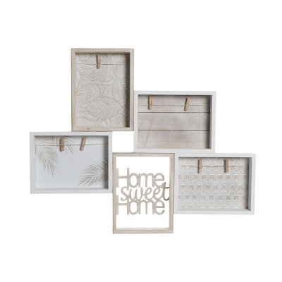 Photo Frame with Clamps DKD Home Decor MDF Wood Mediterranean 59 x 4 x 48 cm