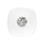 Snack Bowl Vivalto LFW-50 White Opaline glass Squared 11 x 4 x 11 cm (48 Units)