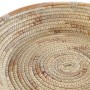Centre de Table DKD Home Decor Marron Joncs 42 x 42 x 8 cm