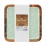 Centerpiece Gift Decor GMC-174-2375-2 White Brown Green Polyester Resin Mango wood 25 x 25 cm 25,4 x 2,54 x 25,4 cm Leaf of a pl