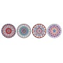 Coasters DKD Home Decor Mandala 4 Units (10,8 x 10,8 x 0,7 cm)