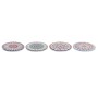 Coasters DKD Home Decor Mandala 4 Units (10,8 x 10,8 x 0,7 cm)