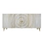 Sideboard DKD Home Decor White Golden Metal Mango wood 160 x 45 x 75 cm