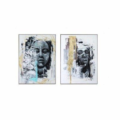 Canvas DKD Home Decor polystyrene Canvas 60 x 3,5 x 80 cm