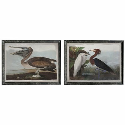 Toile DKD Home Decor Bois Toile 90 x 2 x 68 cm