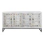Sideboard DKD Home Decor White Beige Grey Multicolour Ceramic Mango wood 150 x 38 x 80 cm