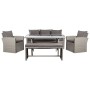 Meubles de jardin DKD Home Decor Marron 177 x 72 x 80 cm (5 Pièces)