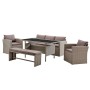 Meubles de jardin DKD Home Decor Marron 177 x 72 x 80 cm (5 Pièces)