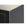 Meuble d'Entrée DKD Home Decor Blanc Noir Doré 63 x 28 x 83 cm