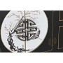 Meuble d'Entrée DKD Home Decor Blanc Noir Doré 63 x 28 x 83 cm