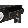 Meuble d'Entrée DKD Home Decor Blanc Noir Doré 63 x 28 x 83 cm