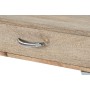 Meuble d'Entrée avec Tiroirs Home ESPRIT Marron Argenté Marron Clair 110 x 40 x 76 cm 110 x 41,5 x 76 cm (3 Pièces)