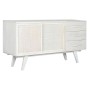 Sideboard Home ESPRIT White Rattan Mango wood 155 x 40 x 80 cm