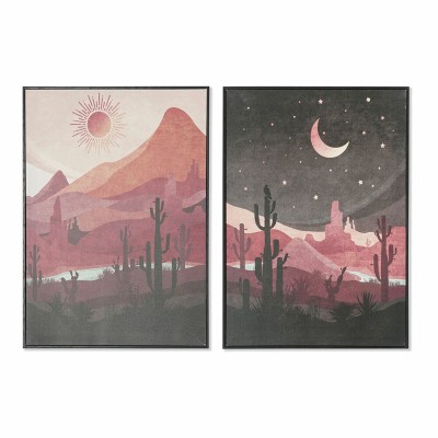 Toile DKD Home Decor Toile Bois MDF 50 x 3 x 70 cm