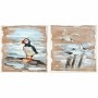 Canvas DKD Home Decor Pinewood Canvas 45 x 2,7 x 45 cm